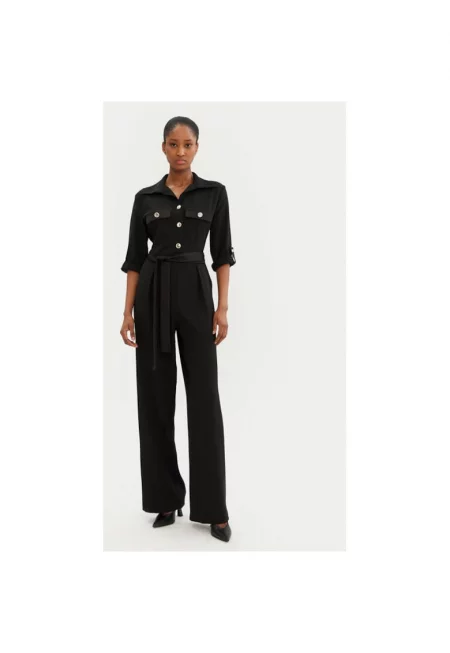 Дамски гащеризон - Ринасименто - 305265487 - Полиестер - Черен - Черен