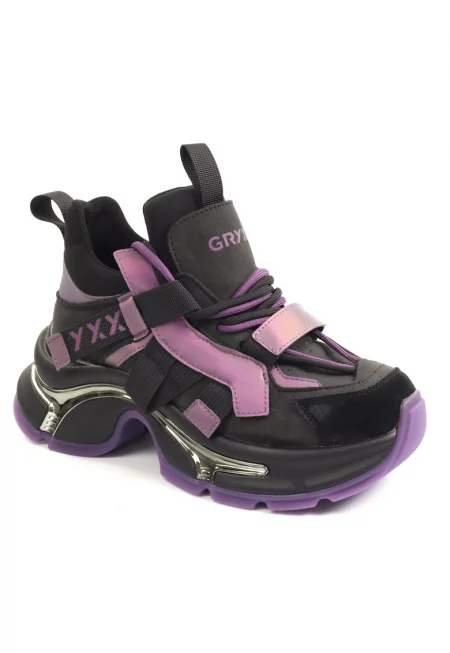 Дамски обувки 6LMQ70008B F8 Z - Черен