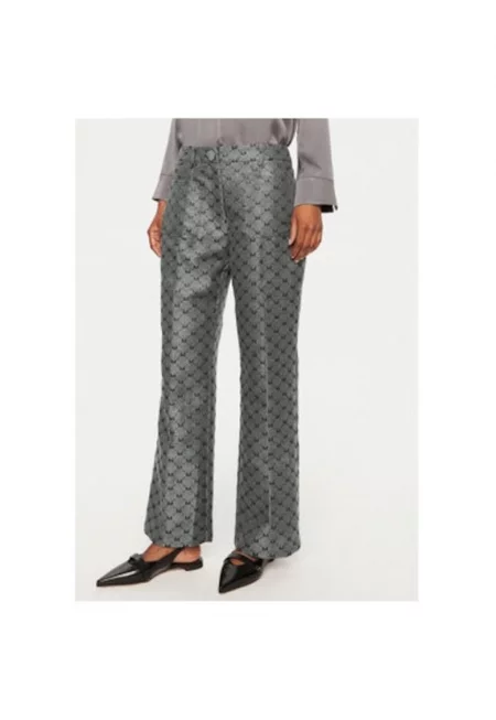 Дамски панталон -  304796333 - Рециклиран полиестер/Полиестер - Сив