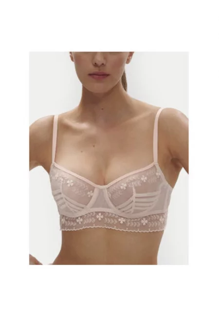 Дамски сутиен -  303770174 - Полиамид - Бежов