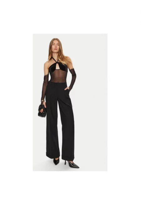 Дамско боди -  304553585 - Полиамид/Еластан - Черен - Черен