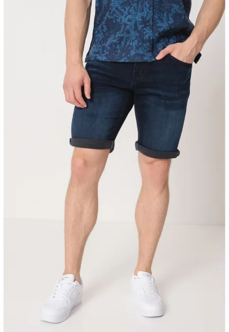 Дънкови бермуди - Тъмносин
