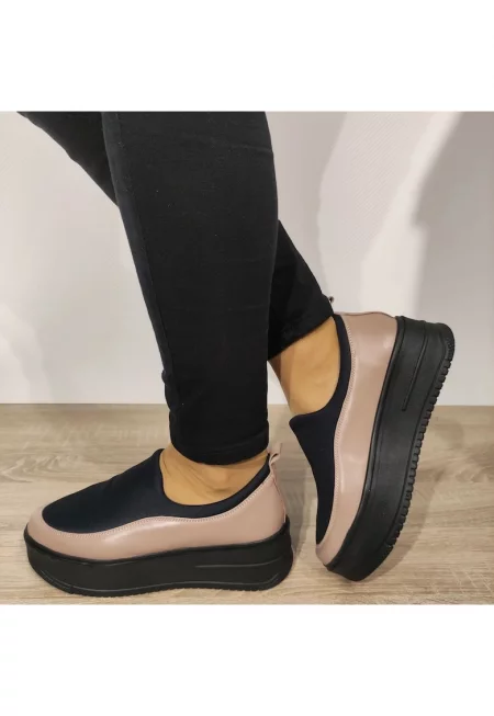 Ежедневни дамски обувки  1375-9 Beige - Бежови - Hюд цвят