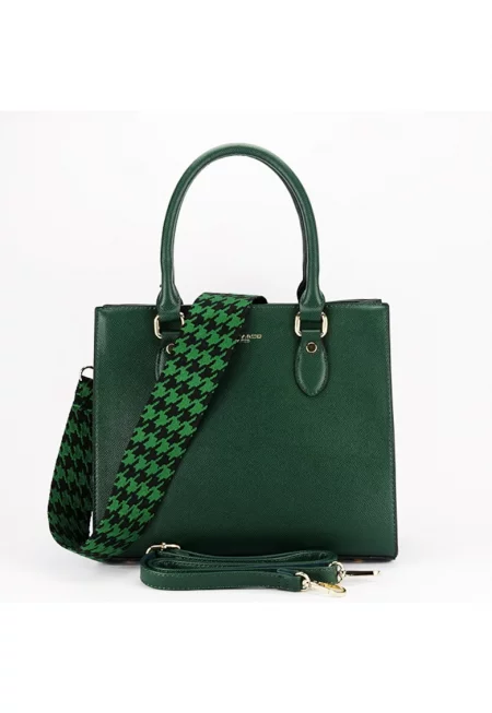 F6919 13 16016 тъмнозелена чанта