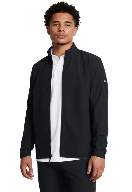 Голф яке с цип - Черен