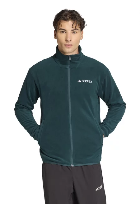 Хайкинг суитшърт с цип и джобове встрани