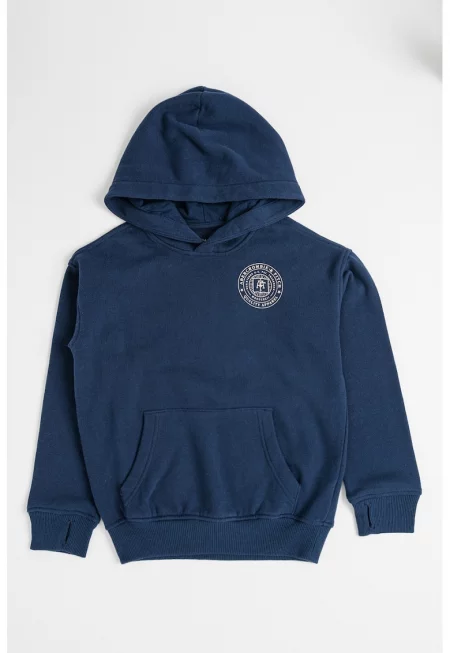 Худи с цепки за палците и лого