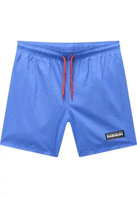 Къси панталони за плуване  Box Logo 41232 - Светлосин