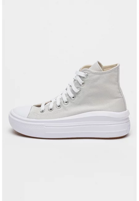 Кецове All Star Move с платформа - Светло сив