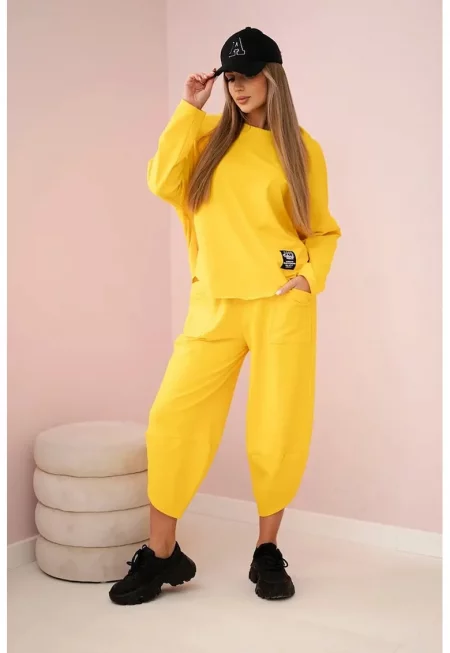 Комплект суичър и панталон - Един размер