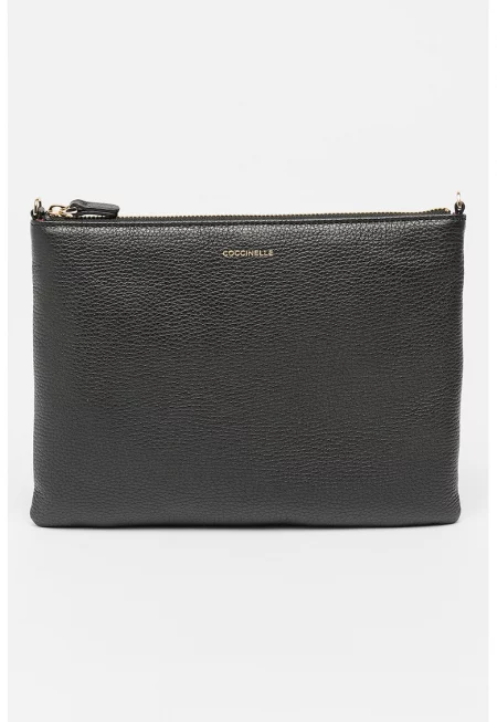 Конвертируема кожена чанта през рамо Best с релеф