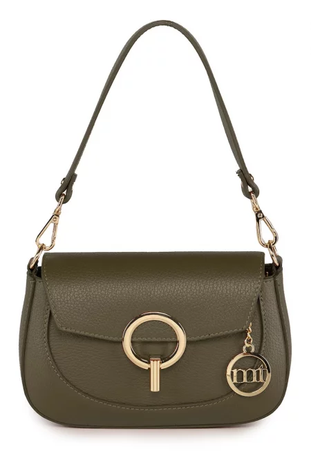 Кожена чанта с отделящи се презрамки