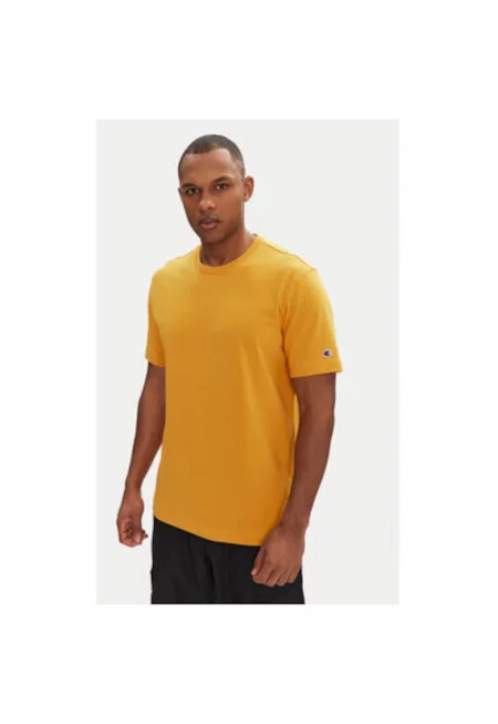 Мъжка тениска  220761 - памук - жълта - Жълт
