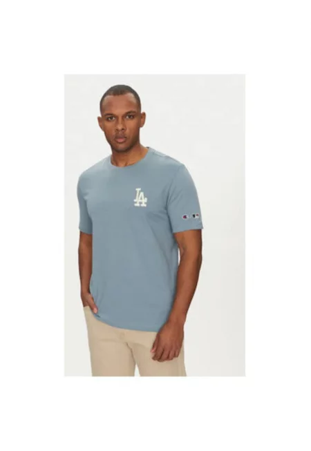 Мъжка тениска  221037 - памук - син - Син