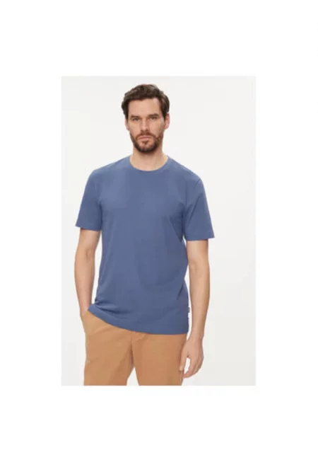 Мъжка тениска -  303638931 - Памук/Полиестер - Синя - Син