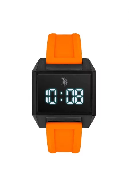 Мъжки часовник  диаметър на корпуса 42 мм - 3 ATM - Оранжев