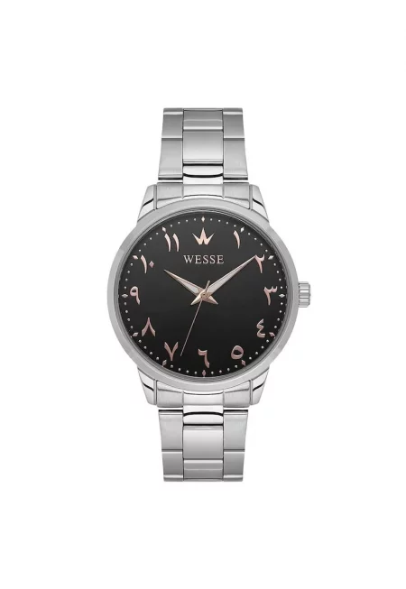 Мъжки часовник  WWG210705 - кварцов - стомана - сив - 41x46мм - 5 ATM