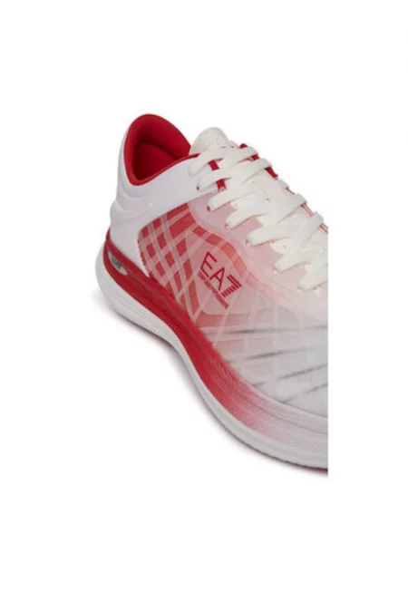 Мъжки спортни обувки - X8X243 XK440 -  Emporio Armani - Текстил - Бели - Бял