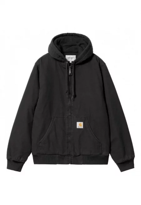 Мъжки суичър -  Active Jacket - черен - устойчив материал