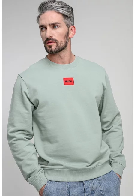 Памучен суитшърт Diragol с овално деколте