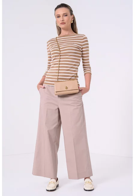 Памучна блуза с 3/4 ръкави