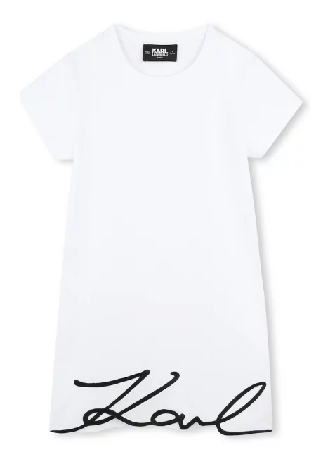 Памучна рокля с лого