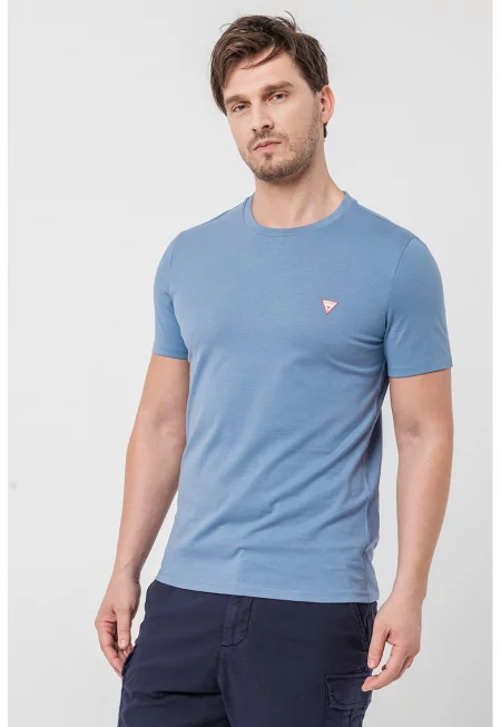 Памучна слим тениска