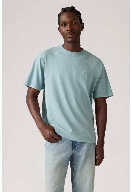 Памучна тениска Red Tab™ със свободна кройка