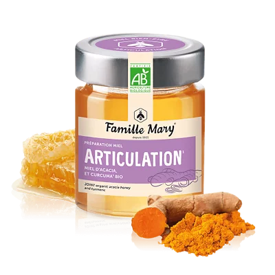 Пчелен акациев мед + куркума БИО, 170 g