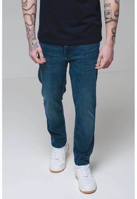 Прави дънки - Тъмносин