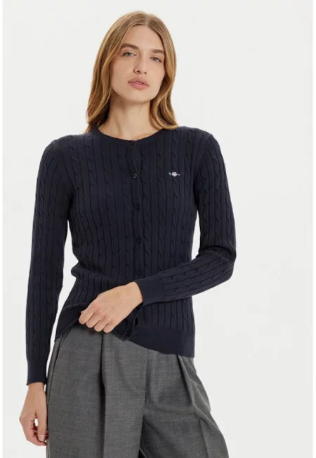 Пуловер за жени -  304723995 - Памук - XS INTL - Син