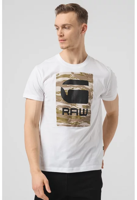 RAW - Тениска от органичен памук с лога