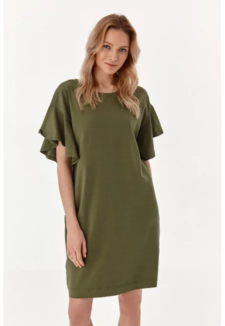 Рокля Gorgi с набрани ръкави