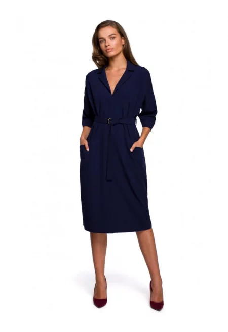 Рокля с джобове  полиестер