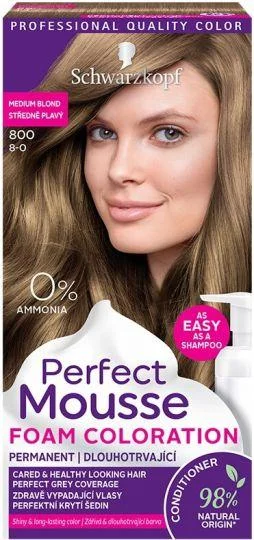 Schwarzkopf Perfect Mousse Трайна мус боя без амоняк
