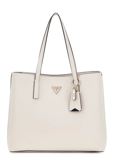 Шопинг чанта от еко кожа с метално лого