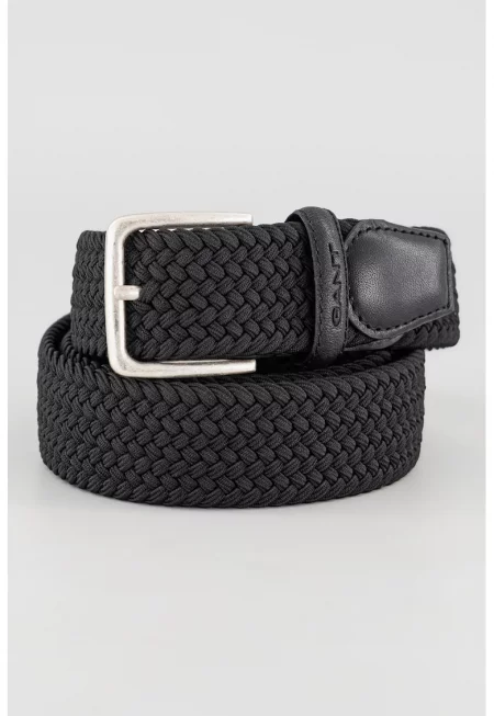 Сплетен еластичен колан - Черен