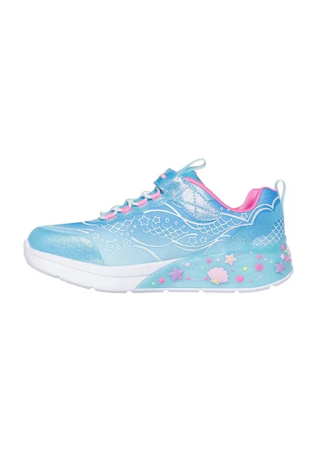 Спортни обувки Mermaid Dreams S-Lights с бутон On-Off - Син