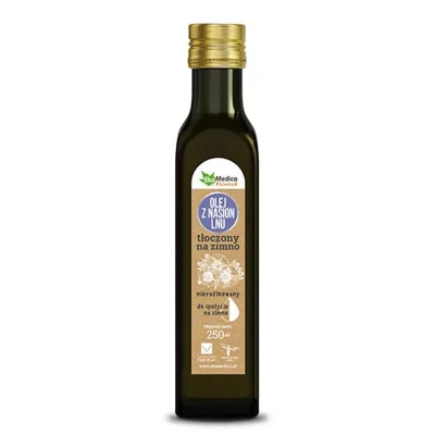 Студено пресовано ленено масло + витамин Е, 250 ml