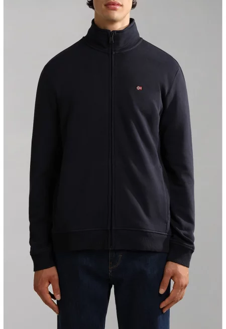 Суитшърт Balis с цип и джобове встрани