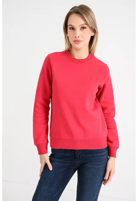 Суитшърт с овално деколте