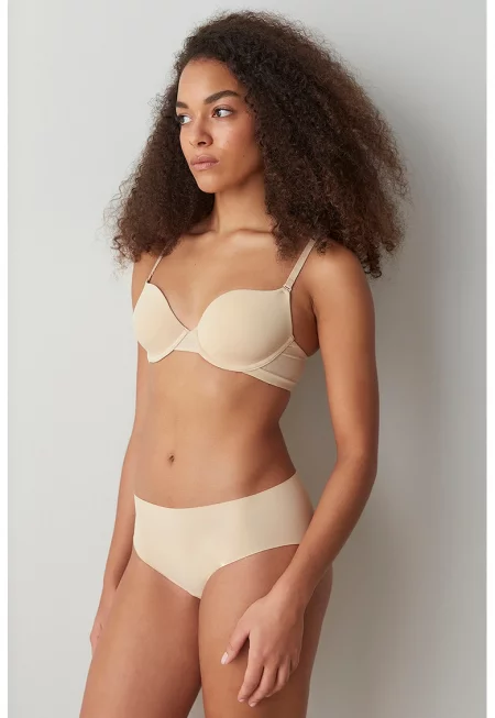 Сутиен Classic с отделящи се презрамки - Светло бежово