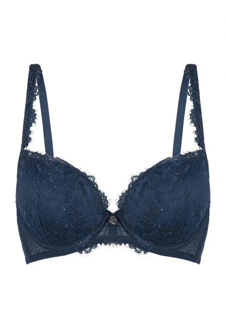 Сутиен с повдигащ ефект и дантела