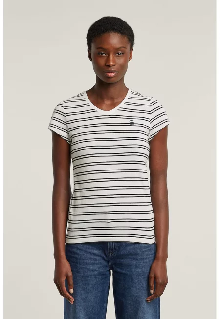 Тениска Eyben от органичен памук с шпиц