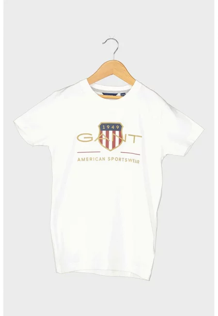 Тениска от органичен памук Archive с лого