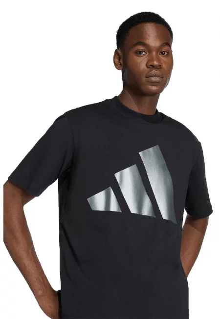 Тениска с контрастно лого