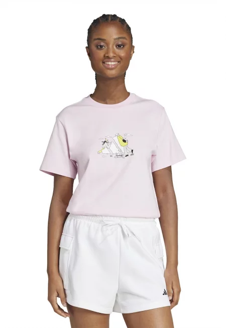 Тениска с овално деколте