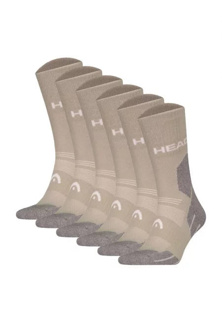 Унисекс хайкинг чорапи - 6 чифта - Сиво-кафяв