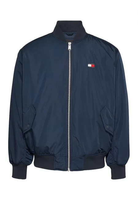 Яке бомбър с цип - Тъмносин