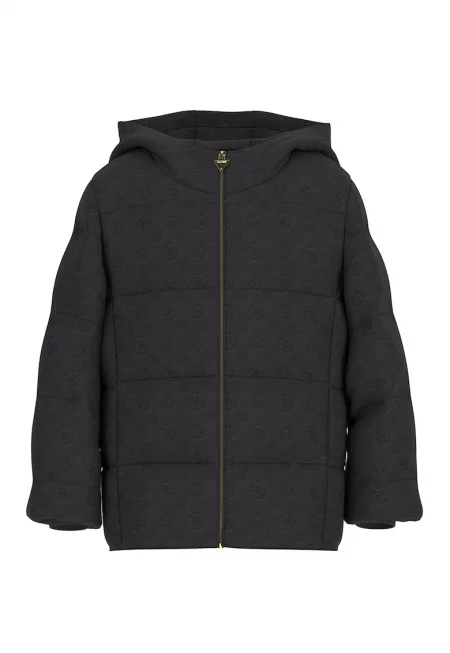 Зимно яке с монограм - Черен